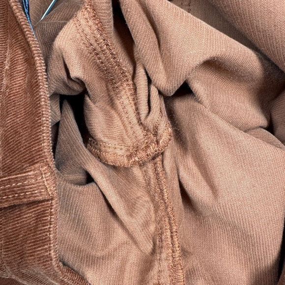 NWT Talbots Stretch Corduroy High Waist Straight Rust Brown Pants Size 10 - Picture 12 of 14